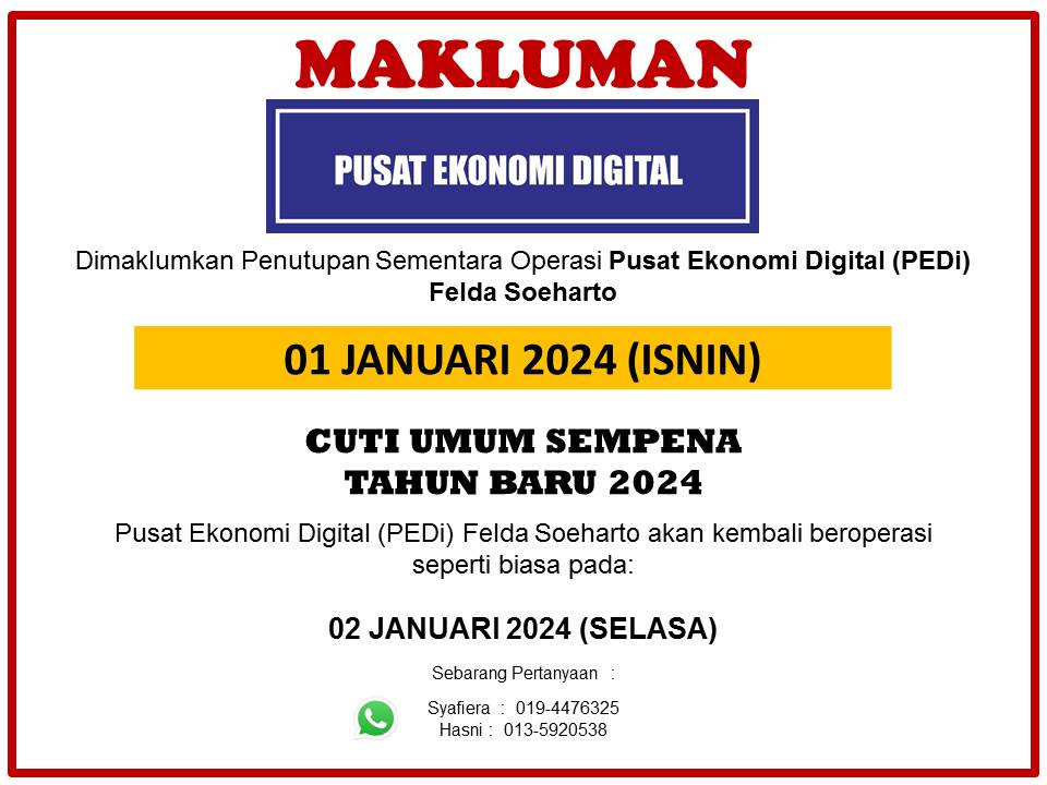 Notis tutup tahun baru 2024